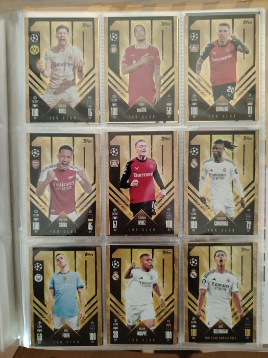 Match attax 24/25 +snow ballers, scream team, New signings, squadzone