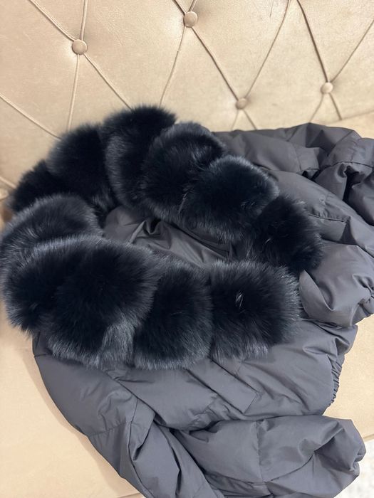 Geaca cu blana naturală , oferta!