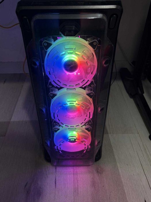 PC Gaming Ryzen 5 3600X + RTX 3060 Ti, 16 GB RAM, 2,25 TB stocare
