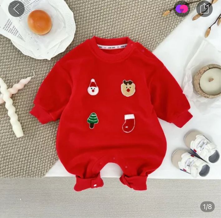 Новогоднее боди лля малыша