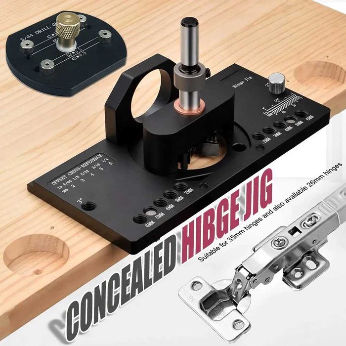 Dispozitiv pentru gauri de balama 35mm