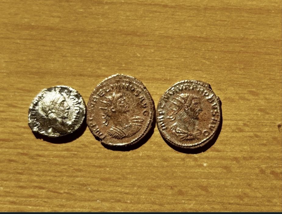 Lot 3 monede romane antice+ moneda indo-greaca cadou