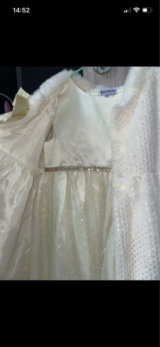 Set fetite/ rochie, poseta, palton 4 ani