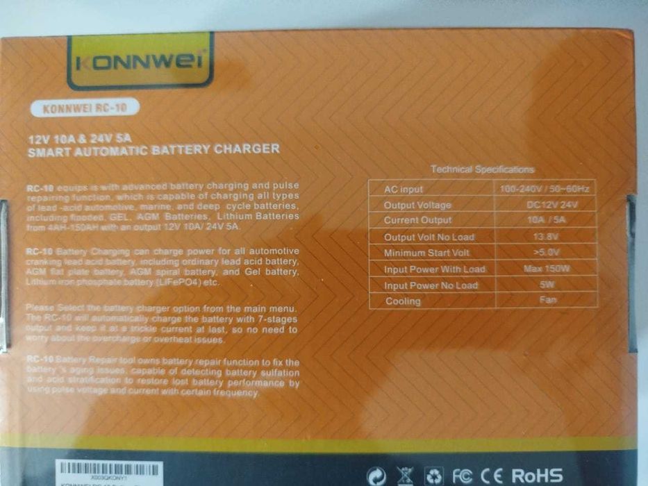 Зарядное устройство Konnwei RC-10