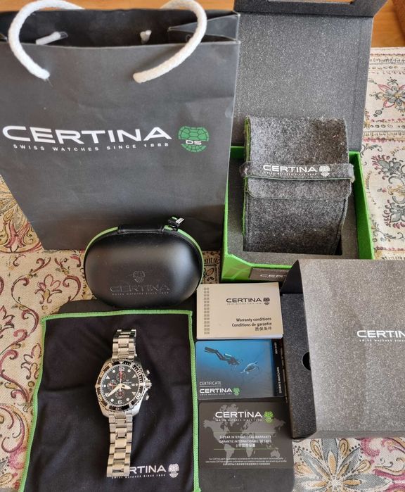 Certina Automatic Chronograph DS Action Diver / Мъжки швейцарски часовник / Автоматичен Хронограф/ C032.427.11.051.00