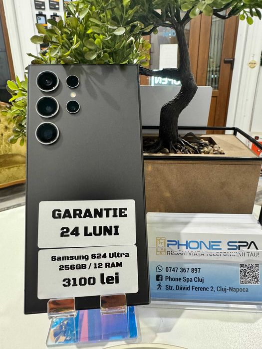 Samsung S24 ULTRA CA NOU 256Gb/12RAM - Din magazin,cu garantie!