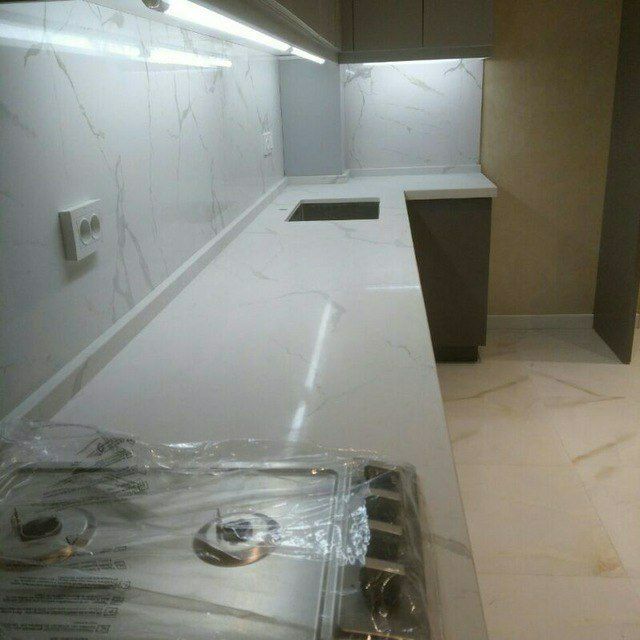 Столешницы из искусственного камня кварц акрил