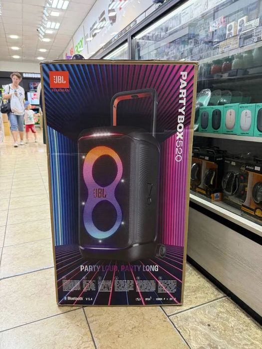 Портативная аудиосистема JBL PartyBox 520