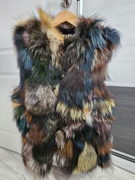 Дамски елек от естествен косъм