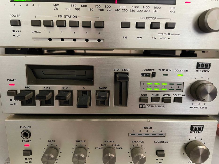 sistem audio midi ITT  2440 -tuner ,deck,amplificator