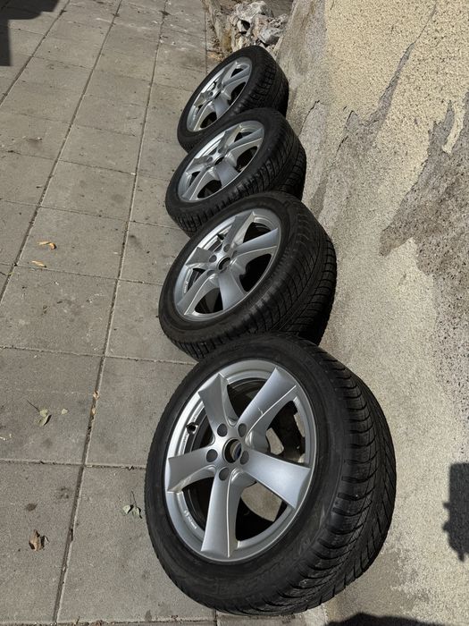Джанти Dezent със зимни гуми 5x112-17 225/50/17 Bridgestone