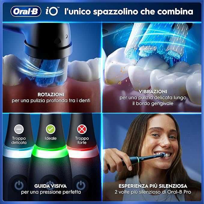 Акумулаторна електрическа четка за зъби Oral-B iO 5N Черна Комплект