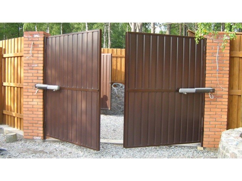 Автоматически Ворота.  Дарвоза автомат. Автоматика для ворота