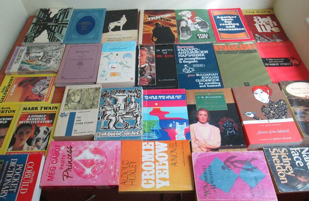 Книги на английски език – M.Twain, J.London, О’Henry, E. Hemingway...