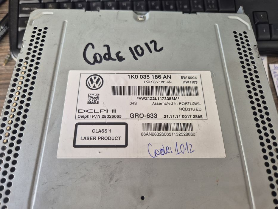 Радио vw rcd310 Delphi mp3