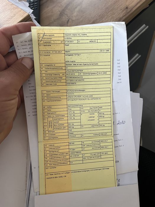 Toyota Urban Cruiser 1.4D4D 4x4 за части!!!