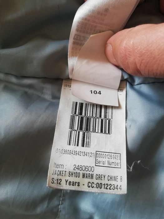 Детско яке за преходи в сняг SH100 WARM, момче, QUECHUA, Decathlon