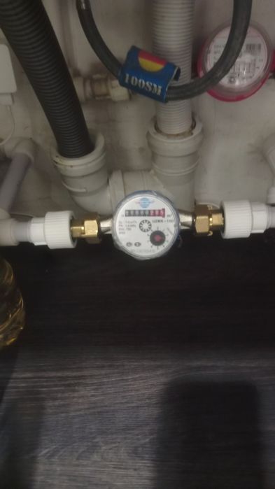 Установка счетчика  воды.Сувга счетчик урнатаман