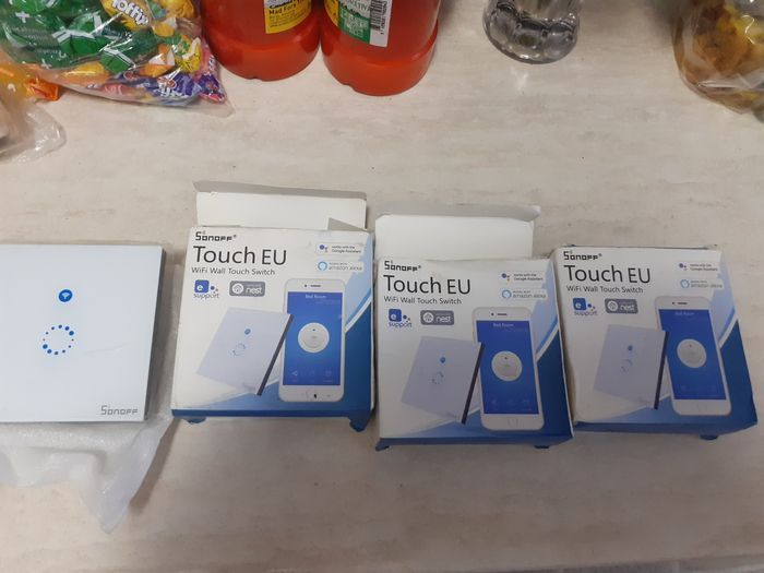 Intrerupator Touch Smart Simplu Wi-Fi Sonore Touch 2,4Ghz