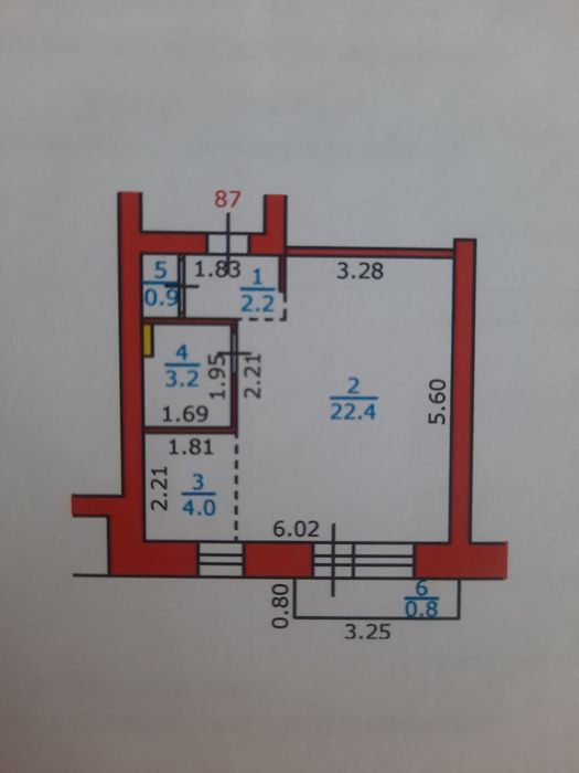 Продам квартиру-студию на 5 микрорайоне