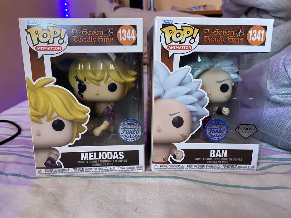 Funko pop аниме фигурки the seven deadly sins