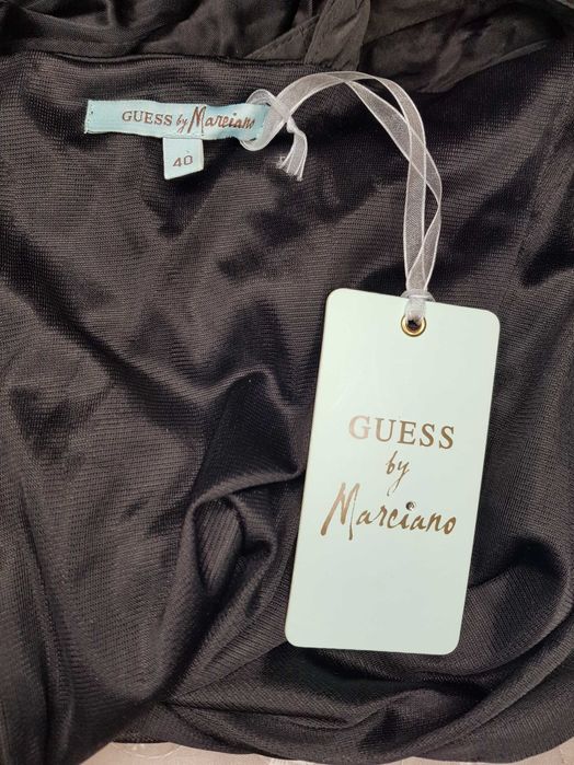 Guess by Marciano Оригинална Официална Дамска Дълга Черна Рокля