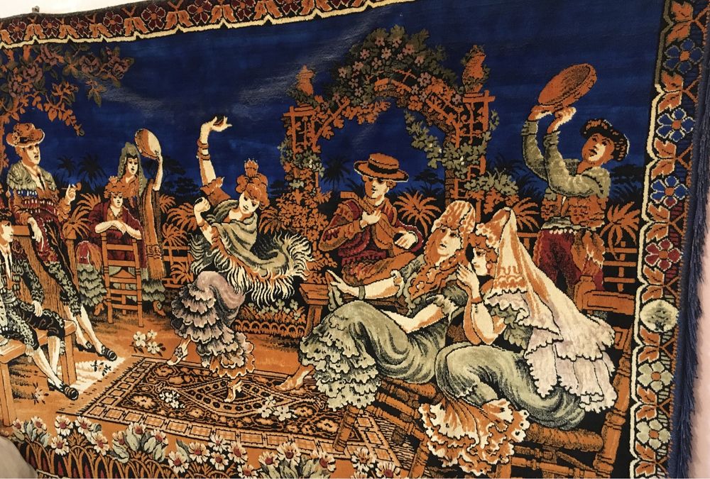 Carpetă persană de perete, model rar