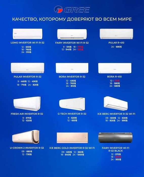 Кондиционер Gree Fairy Inverter 12