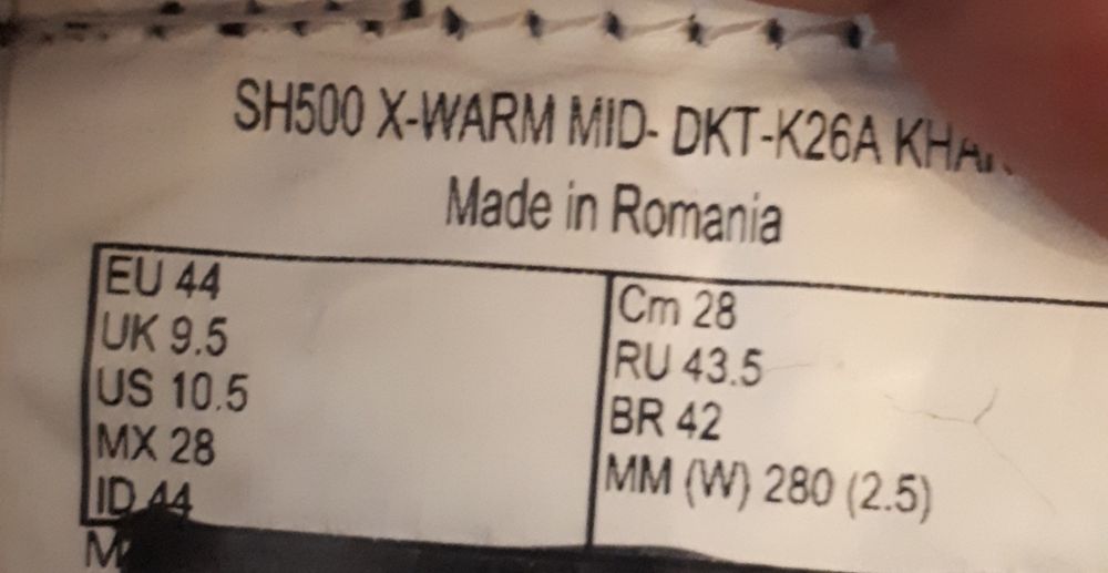 Мъжки зимни  боти x warm decathlon