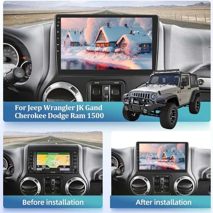 Мултимедия за Jeep Навигация DIN Grand Cherokee Patriot Chrysler Dodge