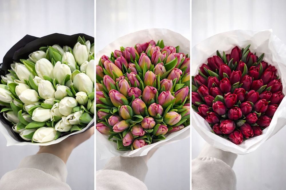 Тюльпаны из Голландии к 14 февраля — доставка по Ташкенту