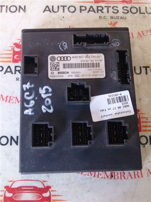Calculator confort audi a6 c7 an fabr. 2015