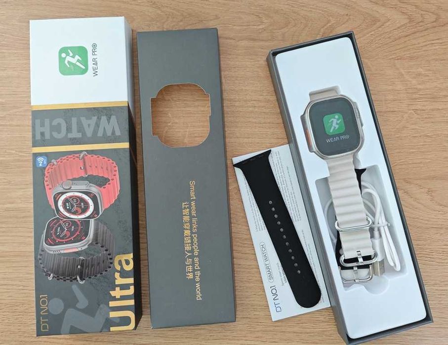 Смарт часовник DT8 Ultra+ 2.1" HD | Bluetooth разговори | IP68 | Android & iPhone