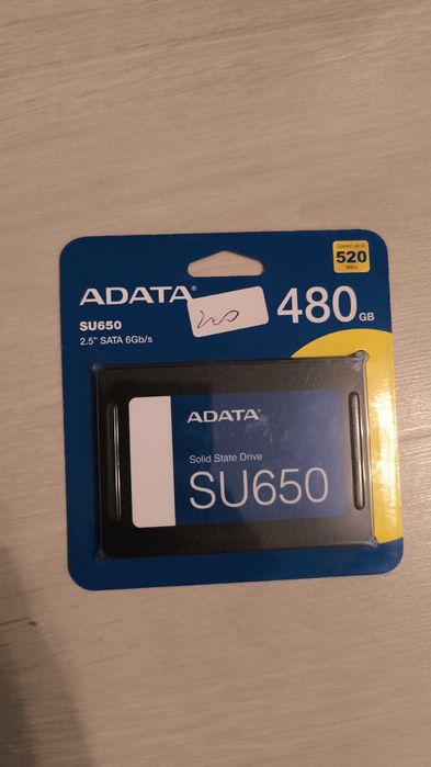 SSD ADATA SU650 480GB 2.5 Inch SATA III Sigilat / NOU