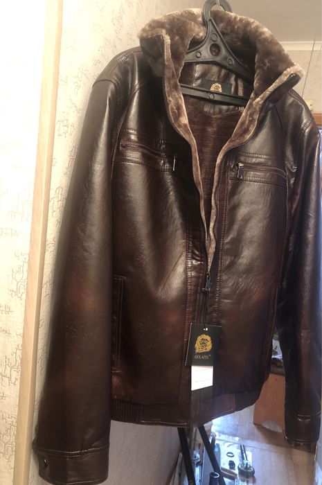 Куртка кожаная (экокожа)