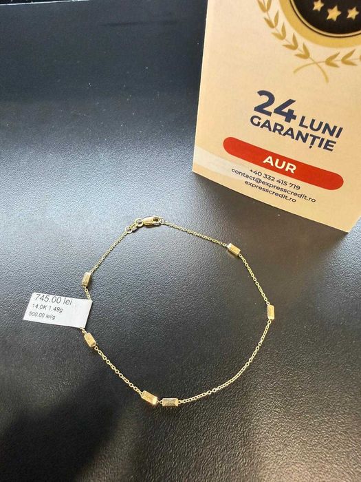 Bratara aur 14k 1.49g 20cm (Iulius Mall)(B-44838.3) Garantie 2 ani!