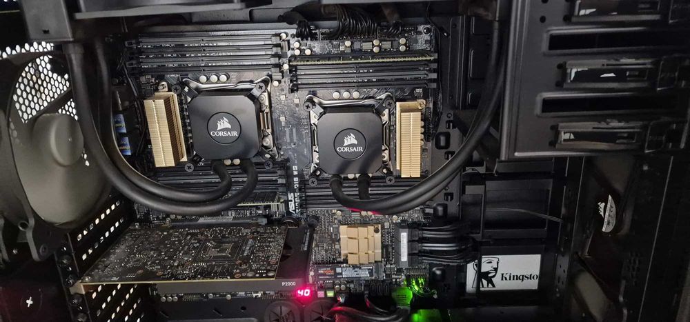 PC Corsair, Statie grafica I7,2 xXeon,Nvidia Quadro 5Gb, 32 Gb RAM ecc