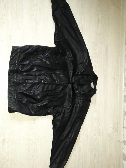 Фирменная кожаная куртка (Корея)