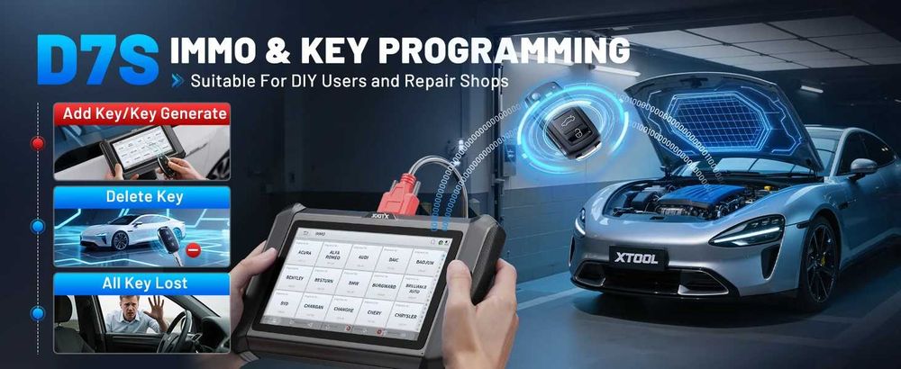 Tableta diagnoza auto profesionala - XTOOL - D7S V2.0 - NOUA