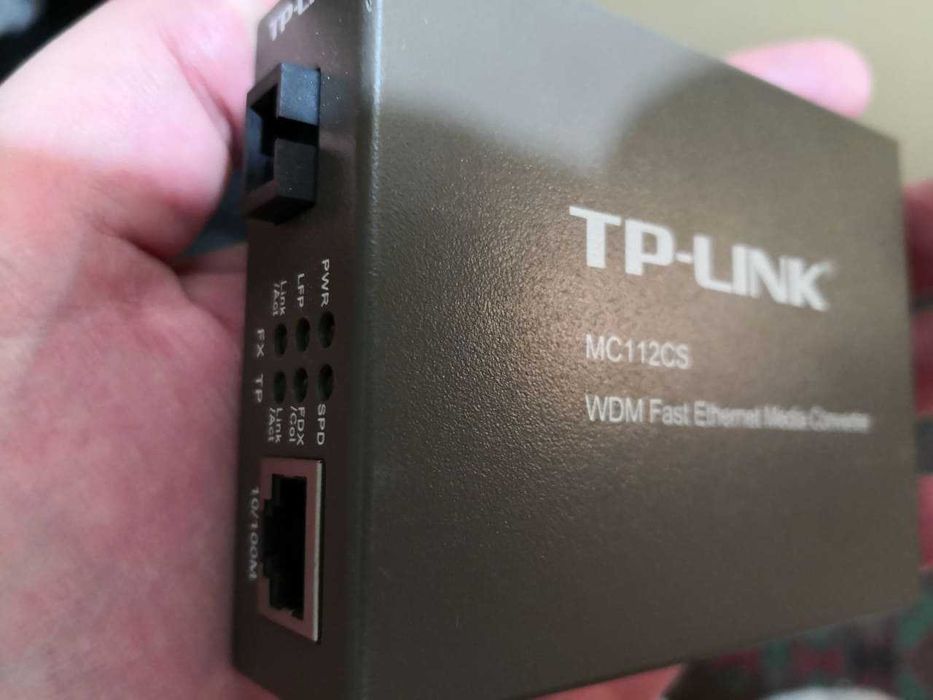 4 броя Етернет конвертори Ethernet Media Converter