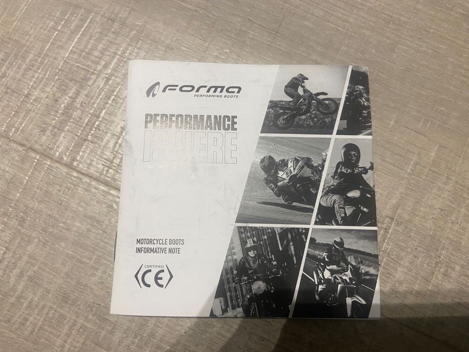 Cizme piele  moto-noi mar .40