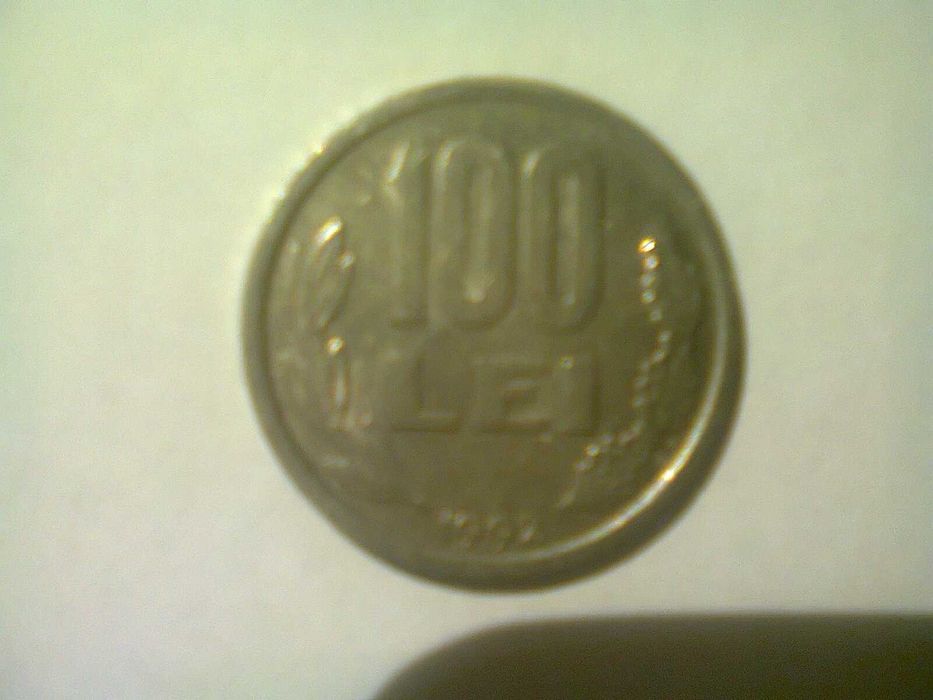 moneda 100 lei anul 1992 Mihai Viteazul