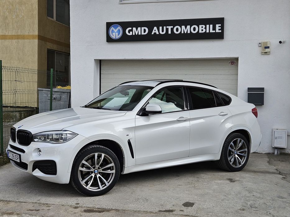 Bmw X6 / 3.0 d 313cp / Alb Perlat M Paket/