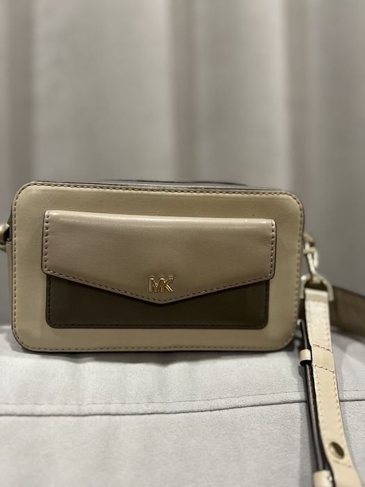 Сумка Michael Kors Leather Tri Color Camera Bag Оригинал