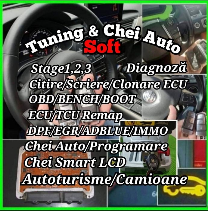 Citire/Scriere/Clonare/Chei/Stage1/Dpf/Egr/Adblue Camioane/Autoturisme