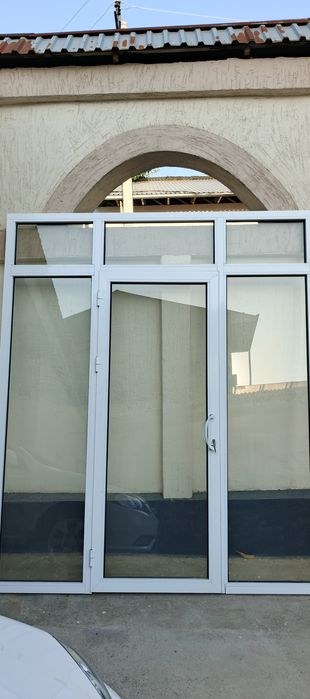 Продается б/у акфа двери с перегородкой