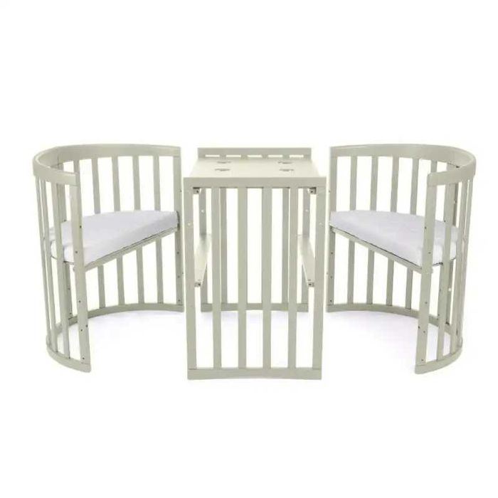 НОВО Кошара за Бебе Смарт 7в1 Овал, Детско Легло 0-10 год Olive