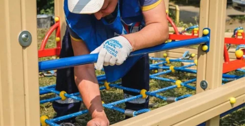 Монтаж и сборка детских площадок