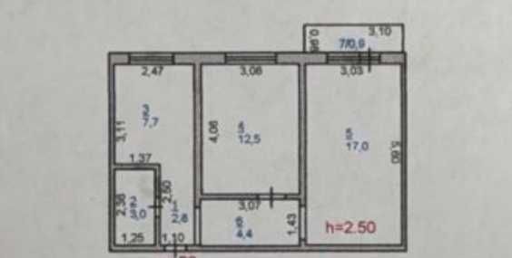 Продам 2 ку беркимбаева 96 9мкр