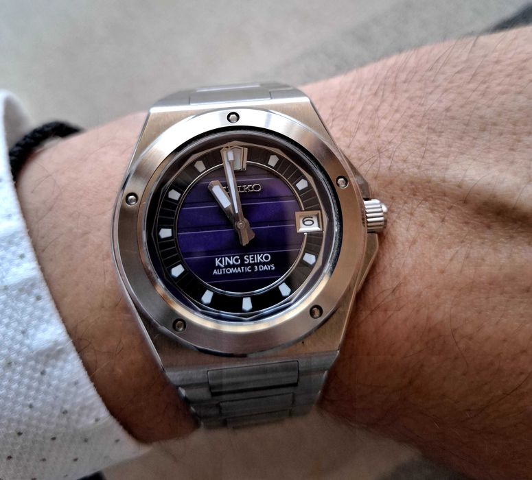 Продавам Seiko -  King Seiko лилав